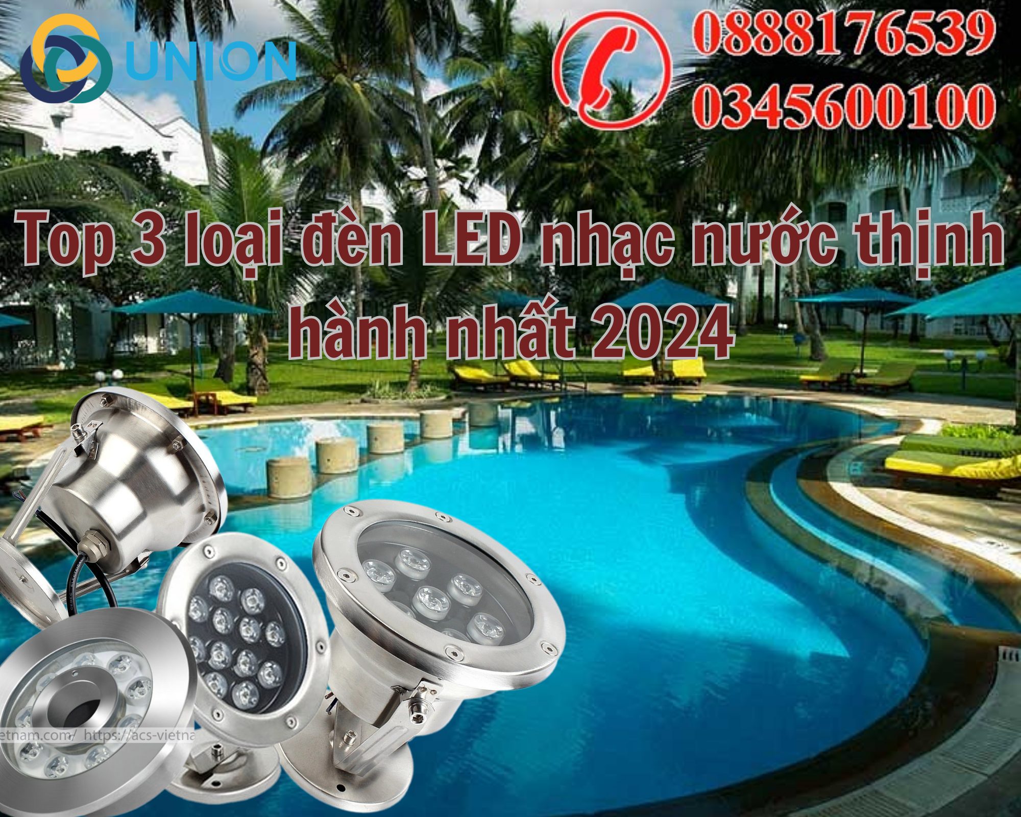 Top 3 loại đèn LED nhạc nước thịnh hành nhất 2024